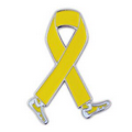 Yellow Awareness Walk Lapel Pin